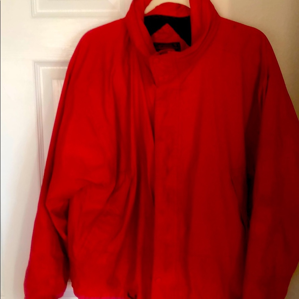 A red very warm, Eddie Bauer jacket